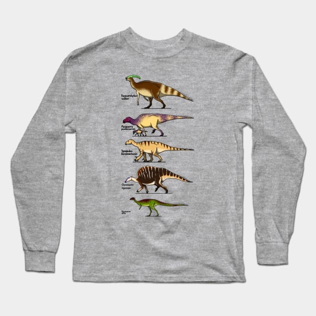 Ornithopoda Long Sleeve T-Shirt by DenerDPaleoarts